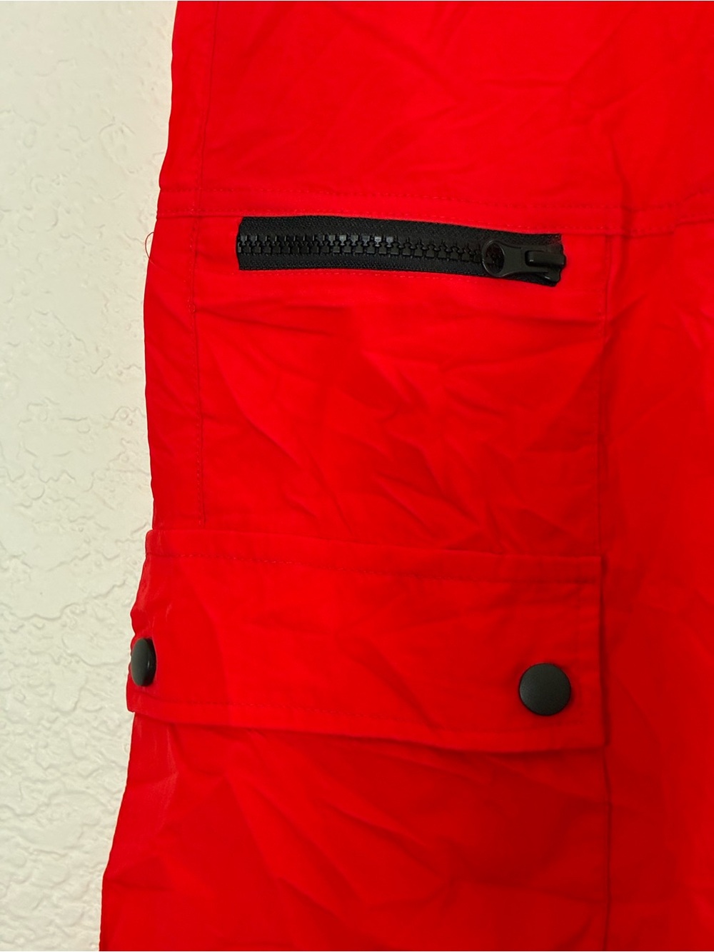 Garage | NWT red high waist nylon cargo pants size small - Picture 7 of 13